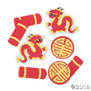 Year of the Pig Chinese New Year Mobile Craft Kit (Per Dozen)