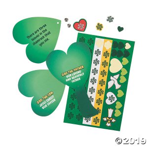 Trinity Shamrock Heart Craft Kit (Makes 12)