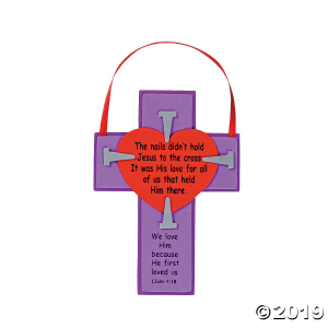 Cross with Nails Craft Kit (Makes 12)