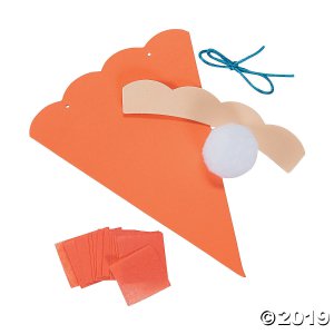 Pumpkin Pie Crinkle Tissue Paper Craft Kit (Makes 12)