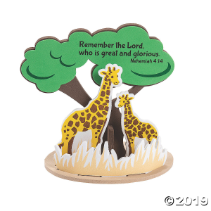 African Safari VBS 3D Tree Craft Kit (Makes 12)