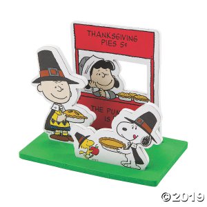 Peanuts® 3D Thanksgiving Scene Craft Kit (Makes 12)