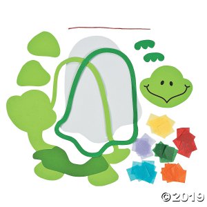 Colorful Turtle Tissue Paper Craft Kit (Makes 12)