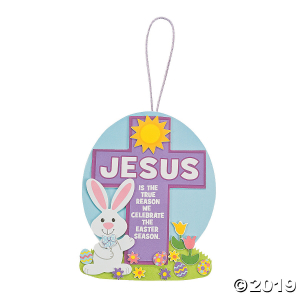 Cross Prayer Bunny Sign Craft Kit (Makes 12)