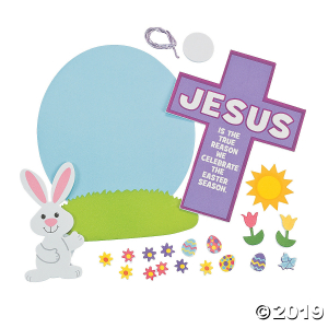 Cross Prayer Bunny Sign Craft Kit (Makes 12)