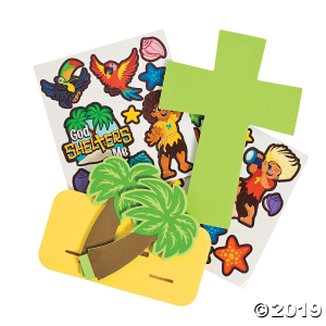 3D Island VBS Cross Stand-Up Craft Kit (Makes 12)