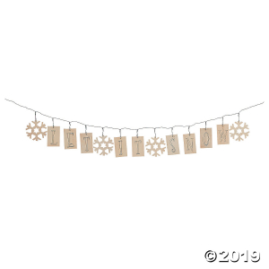 Let It Snow Garland Craft Kit