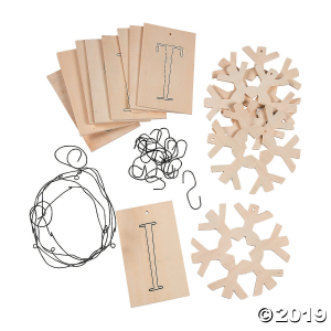 Let It Snow Garland Craft Kit