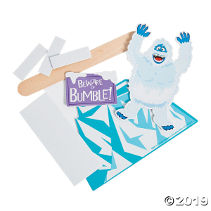 Rudolph the Red-Nosed Reindeer® Bumble Pop-Up Craft Kit (Makes 12)