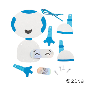 God's Galaxy VBS Robot Craft Kit (Makes 12)