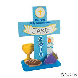 First Communion Stand-Up Cross Craft Kit (Makes 12)