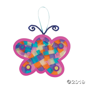 Tissue Paper Butterfly Craft Kit (Makes 12)