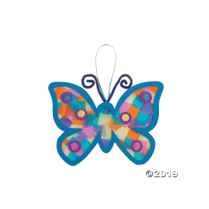 Tissue Paper Butterfly Craft Kit (Makes 12)