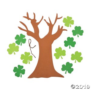 Shamrock Tree of Luck Craft Kit (Makes 12)