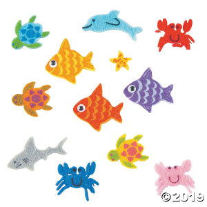 Adhesive Sea Life Shapes (100 Piece(s))