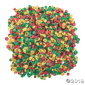 Christmas Sequin Assortment (Per Dozen)