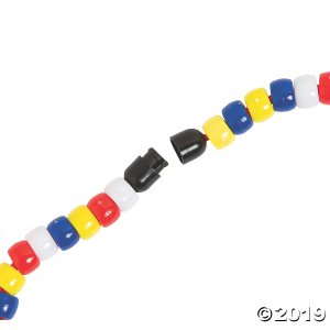 Beaded 100th Day of School Necklace Craft Kit (Makes 12)