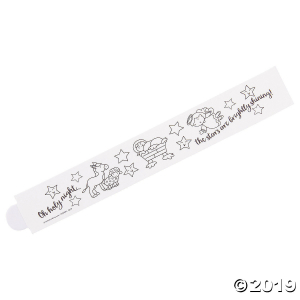 Color Your Own Nativity Bracelets - 48 Pc.