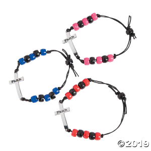 Sideways Cross Bracelet Craft Kit (Makes 12)