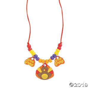 Turkey Beaded Necklace Craft Kit (Makes 12)