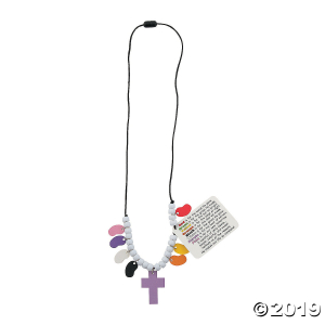 Jelly Bean Prayer Necklace Craft Kit (Makes 12)