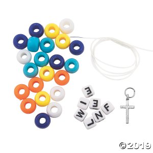 Athens VBS Beaded Bracelet Craft Kit (Makes 12)