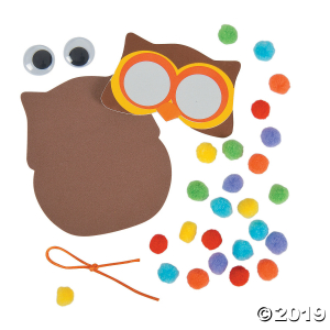 Pom-Pom Owl Ornament Craft Kit (Makes 12)