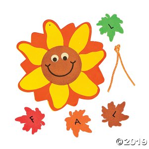 Fall Sunflower Ornament Craft Kit (Makes 12)