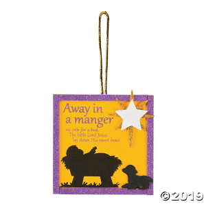 Away in a Manger Ornament Craft Kit (Makes 12)