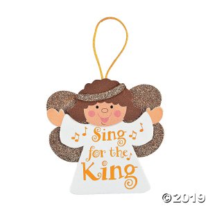 Sing for the King Angel Ornaments Craft Kit (Makes 50)