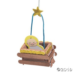 Baby Jesus 3D Ornament Craft Kit (Makes 12)