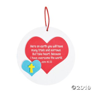 John 16:33 Ornament Craft Kit (Makes 12)