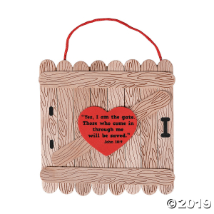 Jesus is the Gate Ornament Craft Kit (Makes 12)