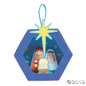 3D Nativity Ornament Craft Kit (Makes 12)