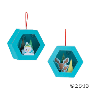 3D Winter Ornament Craft Kit (Makes 12)