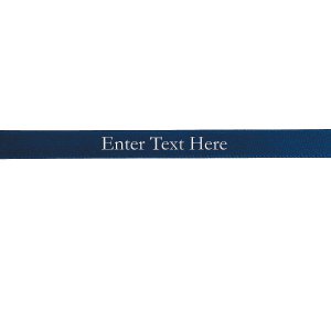 Navy Personalized Ribbon - 3/8 (1 Roll(s))