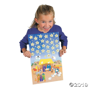 Giant Advent Calendar Sticker Scenes (Makes 12)