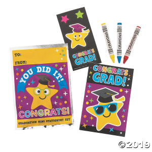Elementary Graduation Stationery Sets (Per Dozen)