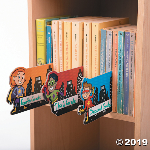 Superhero Library Dividers (Per Dozen)