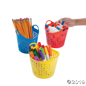 Round Classroom Storage Baskets (Per Dozen)