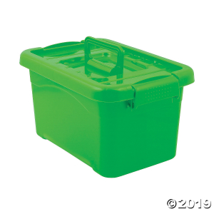 Lime Green Large Locking Storage Bins with Lids (3 Piece(s))