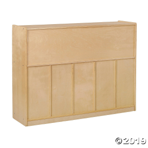 Birch 25 Cubby Tray Cabinet with Clear Bins (1 Unit(s))