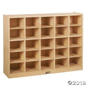 ECR4Kids Birch Storage 25 Cubbie Tray Cabinet (1 Unit(s))