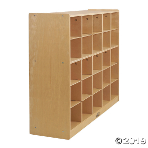 ECR4Kids Birch Storage 25 Cubbie Tray Cabinet (1 Unit(s))