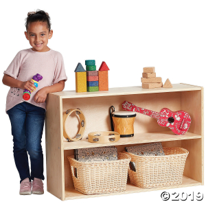 Birch Streamline 2-Shelf Storage Cabinet with Back 24in H (1 Unit(s))