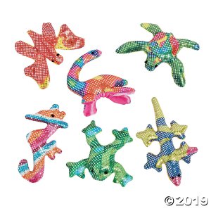 Mini Glitter Stuffed Animals (48 Piece(s))