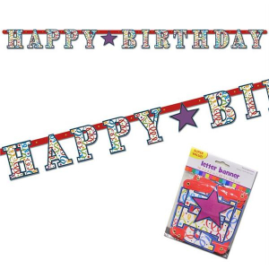 Birthday Ribbons Letter Banner