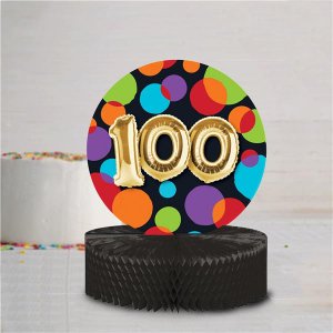100th Birthday Balloon Centerpiece
