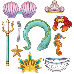 Mermaid Photo Props (Per 10 pack)