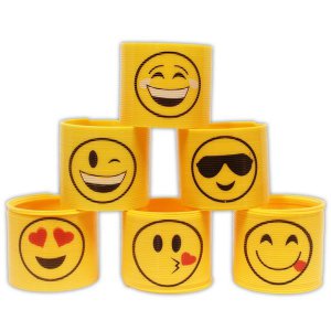 Emojicon Spring Toys (Per 12 pack)